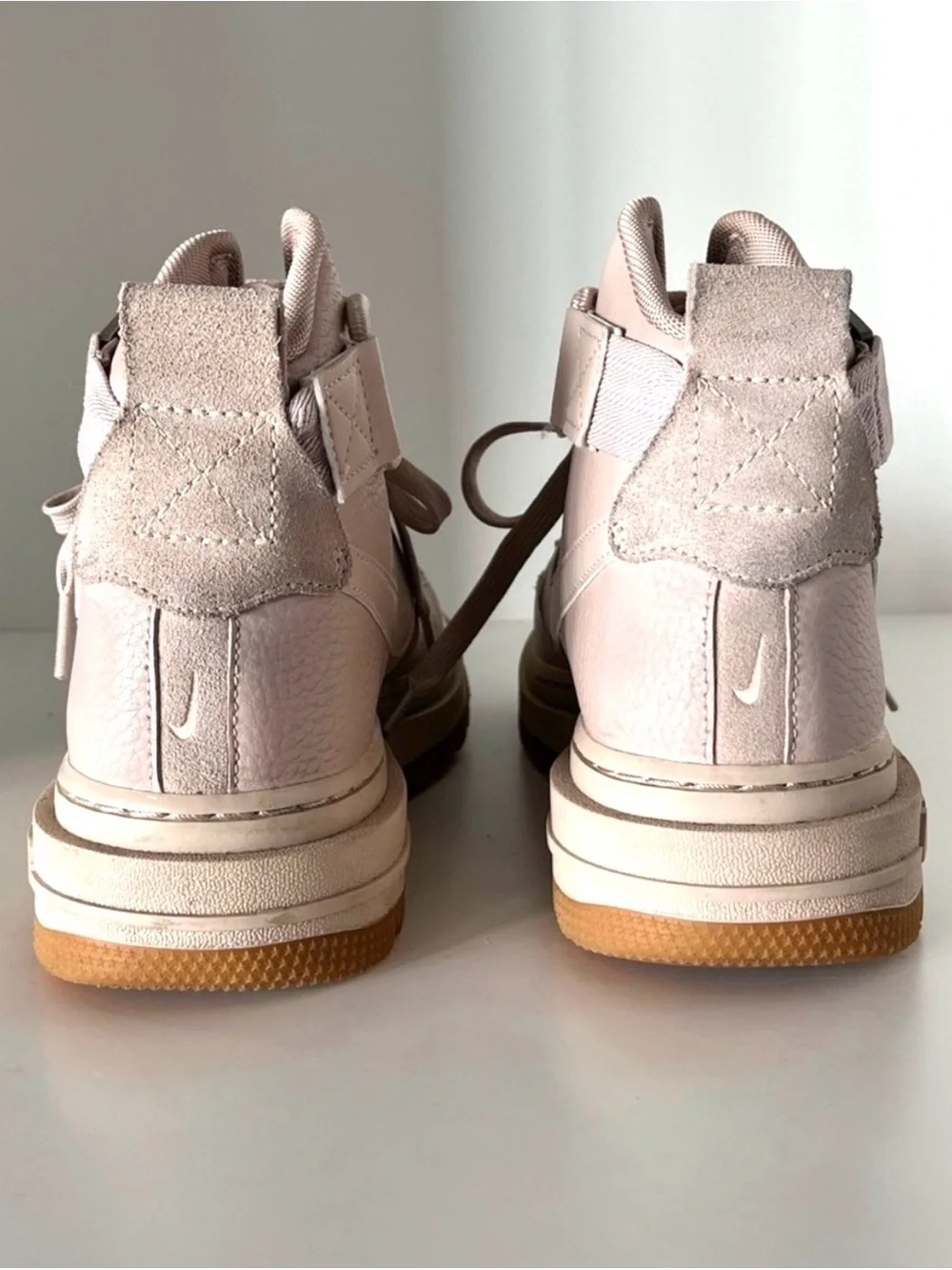 Nike Air Force 1 High Utility 2.0 Arctic Pink Gum Sneaker Boots Women's 8.5